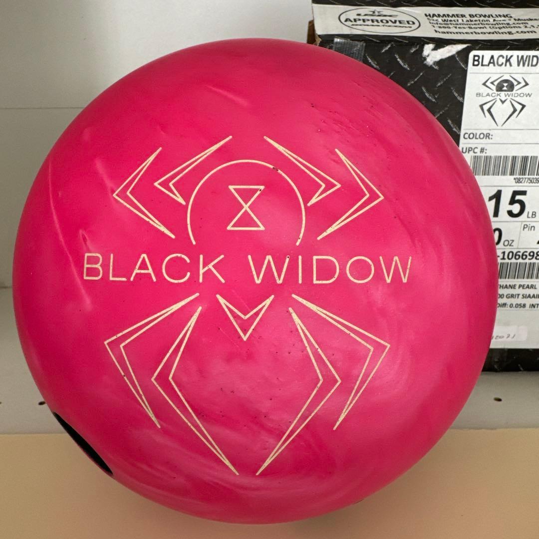 ブラックウィドー ウレタン ピンクパール 15ポンド 中古 箱有 ハンマー LEGEND ブラックウィドー サベージ