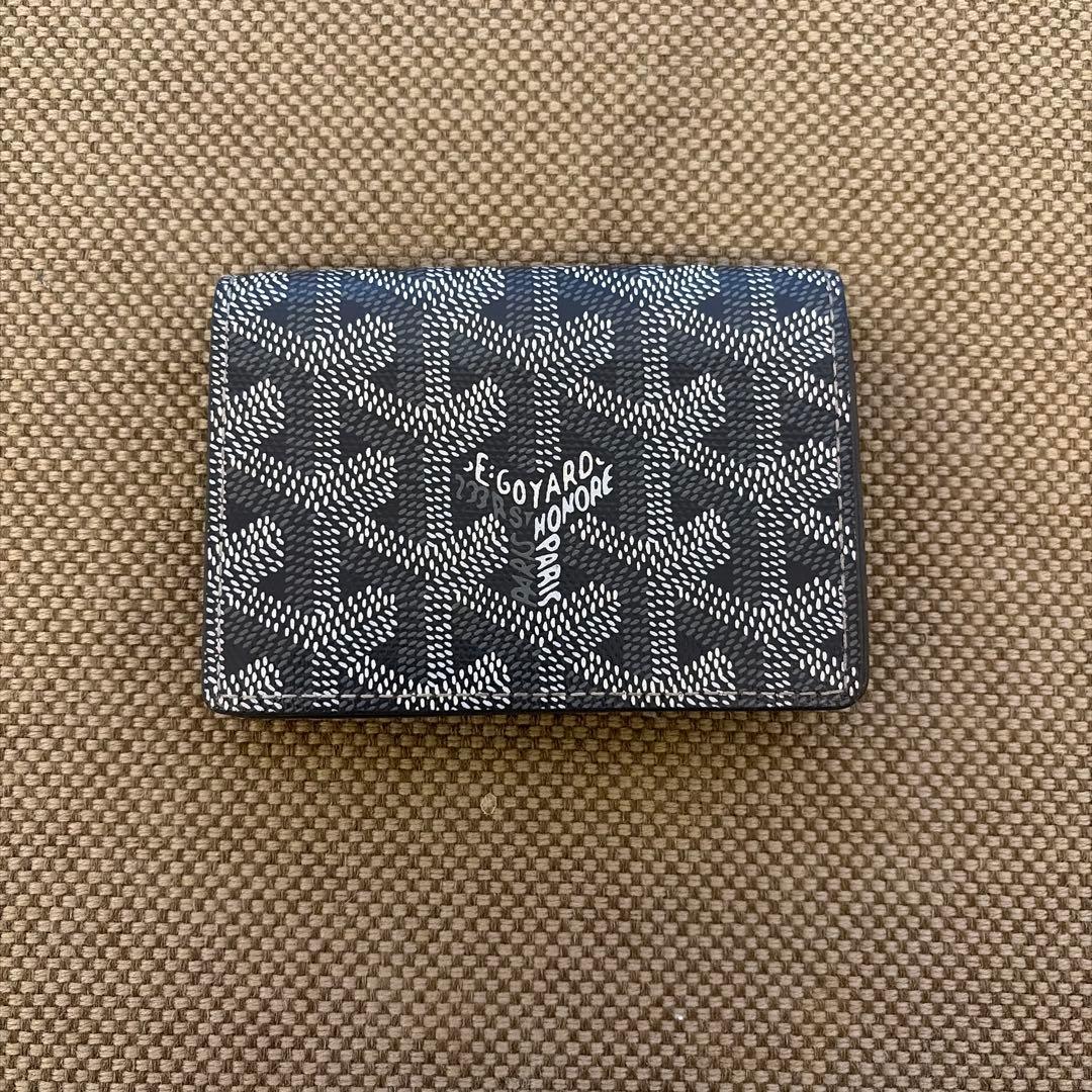 【極美品】GOYARD 名刺ケース　グレー　ゴヤール 最高級ゴヤールコピー カードケース サンシェルピス パスケース 名刺