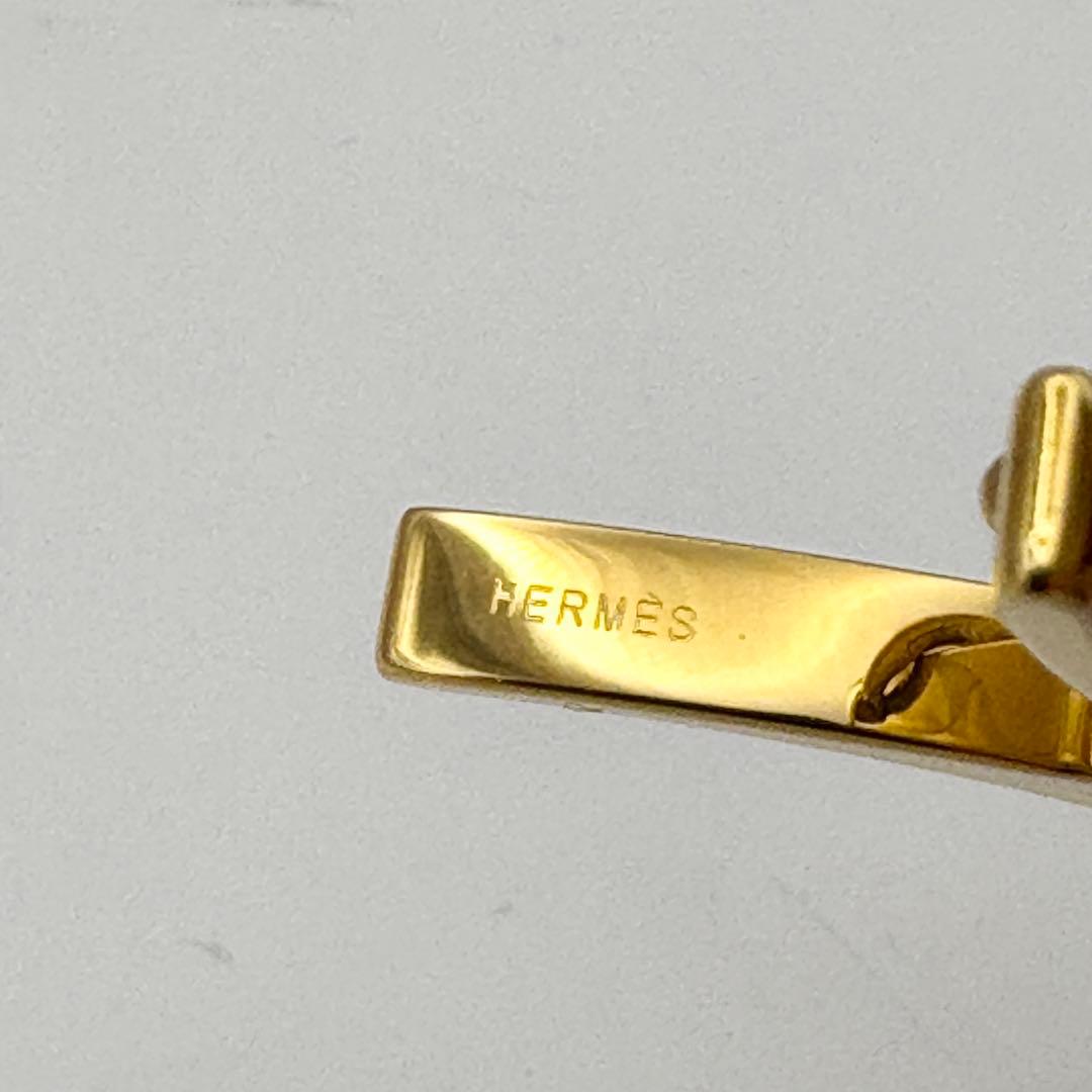 HERMES エルメス グローブホルダー ゴールド 箱付き バッグチャーム