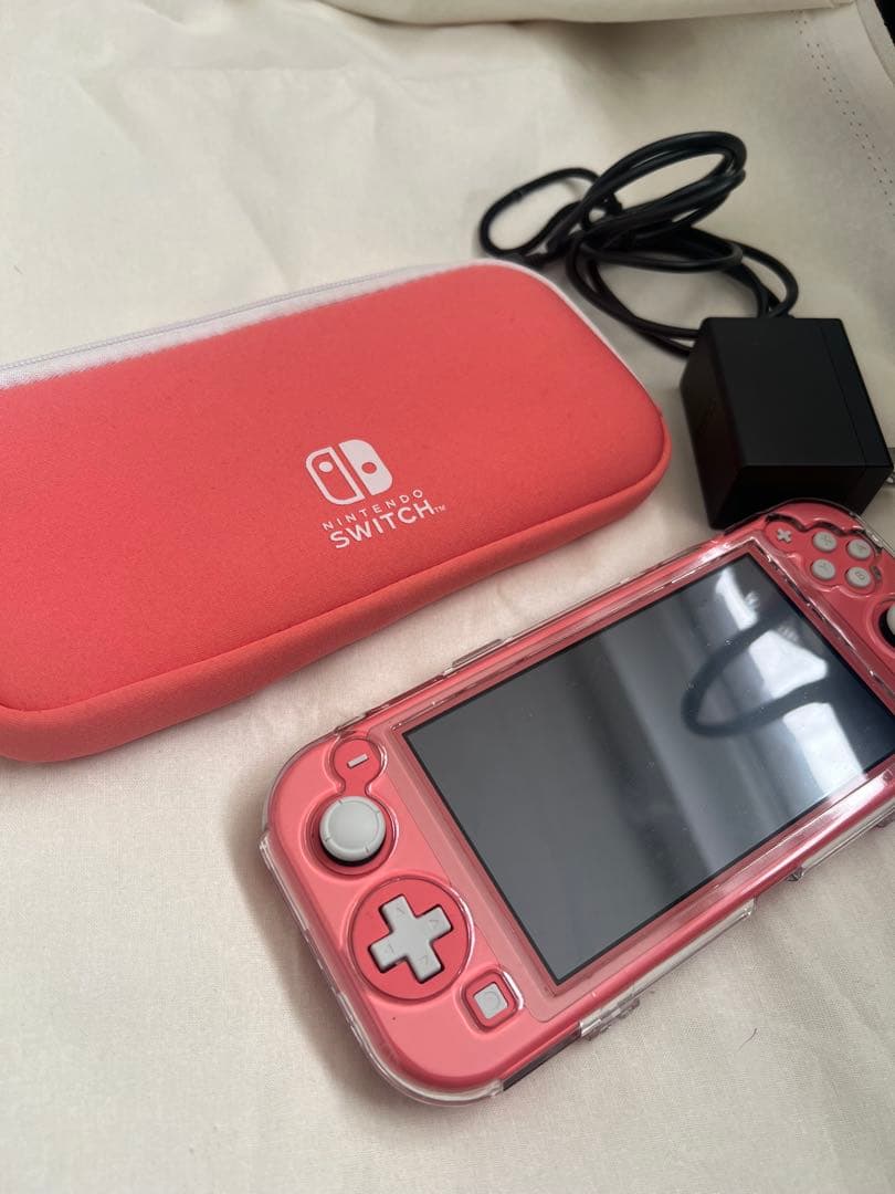 Nintendo Switch Lite 本体 ピンク 充電器・ケース付き 楽天市場】即納 任天堂 Nintendo Switch lite スイッチライト フリップ