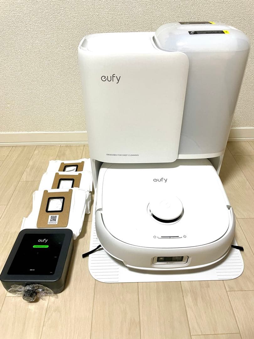 Eufy Robot Vacuum Omni E25 ホワイト＋ダストバッグ3 Amazon.co.jp: Anker Eufy 交換用 紙パック Robot Vacuum Omni C28