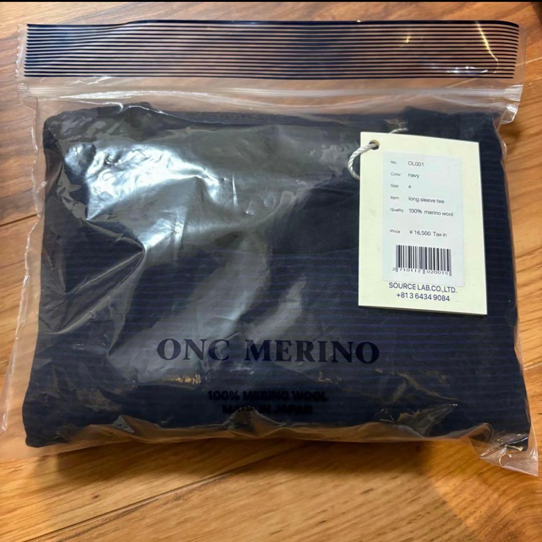 ONC MERINO ロングスリーブTシャツ ネイビー　size4 PROPS-STORE【アメリカンインポートウェア＆スニーカー、ライフ