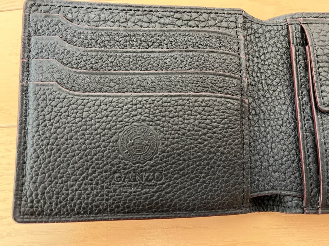 GANZO ガンゾ FRENCH CALF フレンチカーフ 小銭入れ付二つ折財布
