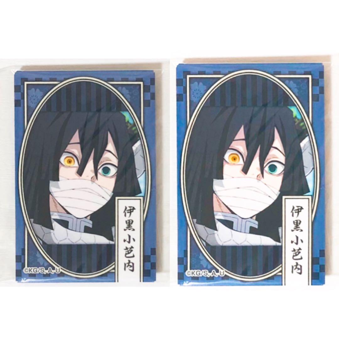 新品☆鬼滅の刃【伊黒小芭内】等身☆スクエア☆缶バッジ☆キャラバッジ