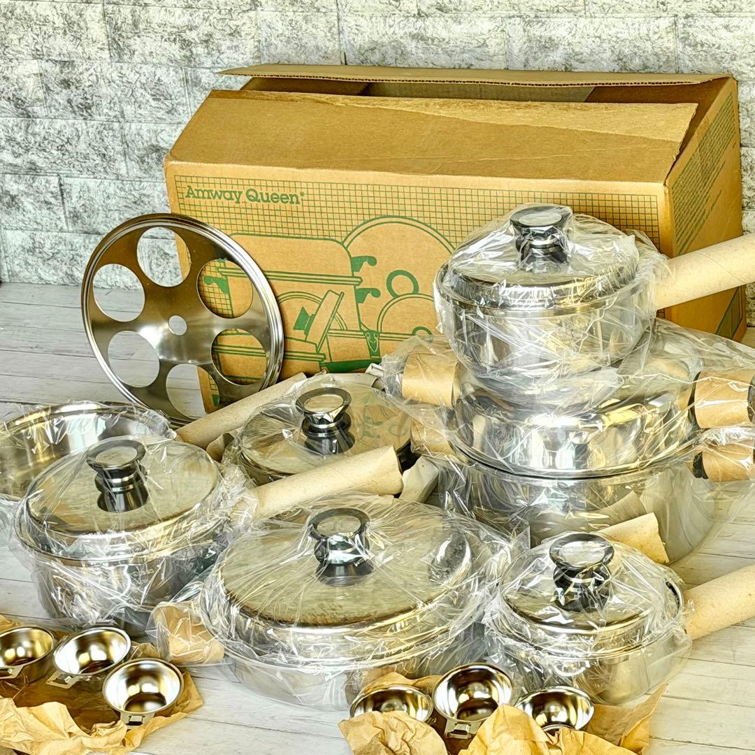 新品❗️Amway Queen 鍋・フライパン20点セット 鍋・フライパン) ：Amway(日本アムウェイ) | amwaylive