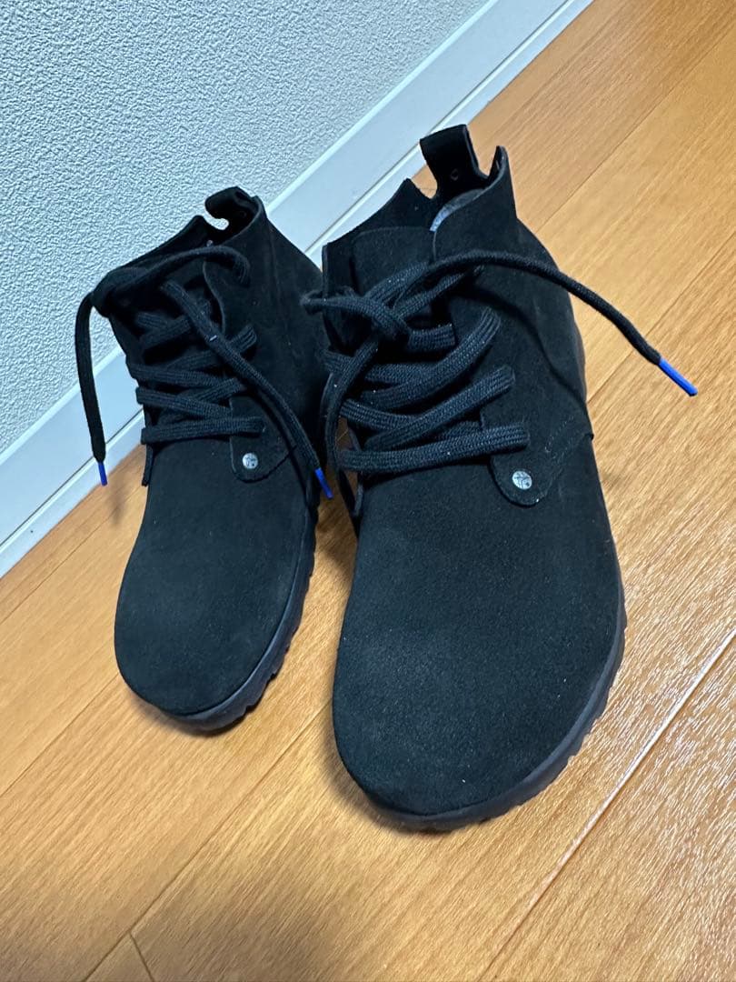 BIRKENSTOCK ブラック スエード ハイカットシューズ 38 ビルケンシュトック トキオ BIRKENSTOCK TOKIO 1028337 ブラック