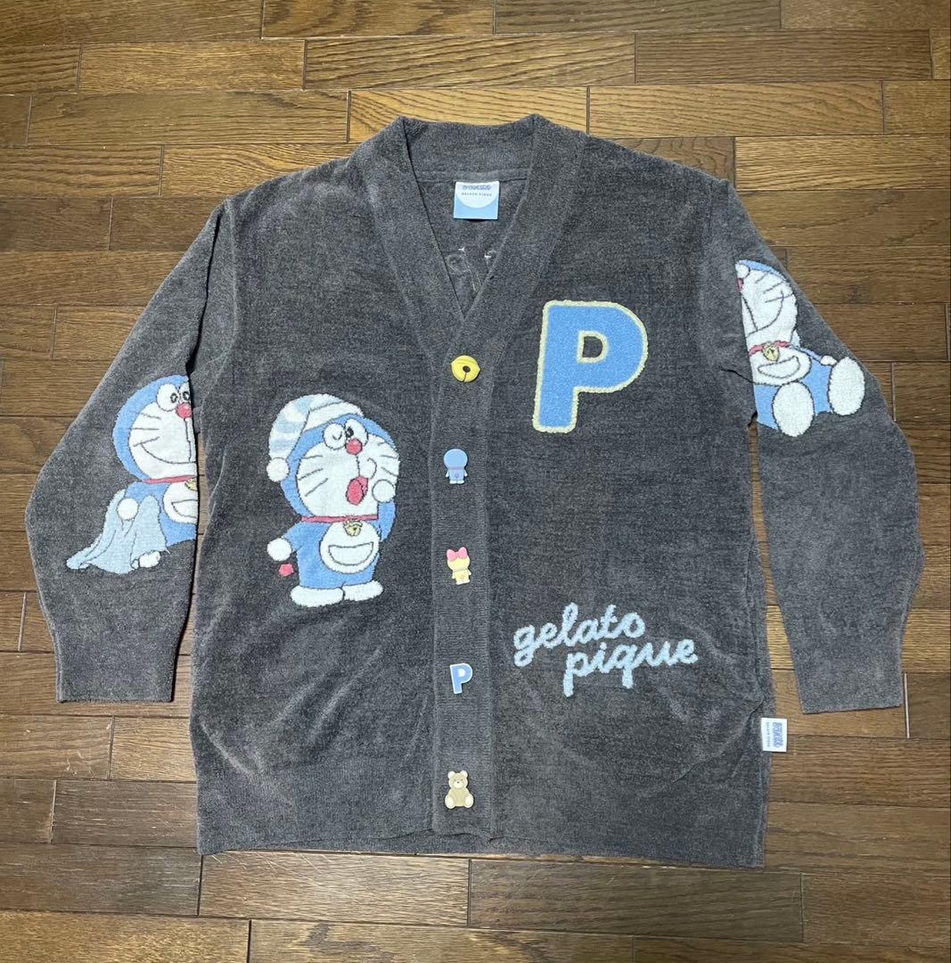 ジェラートピケ ドラえもん おはようおやすみカーディガン 正規品 ジェラートピケ gelato pique 【ドラえもん】【ユニセックス】おはよう