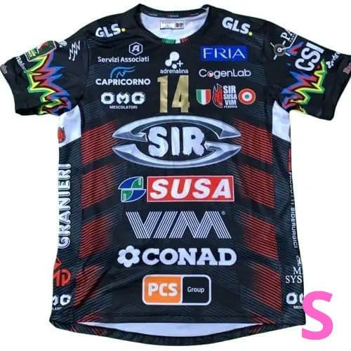 石川祐希　ペルージャ　ユニフォーム　24-25　黒　Sサイズ SIR SUSA VIM PERUGIA ORIGINAL SUPERLEGA AWAY 24/25 ユニフォーム