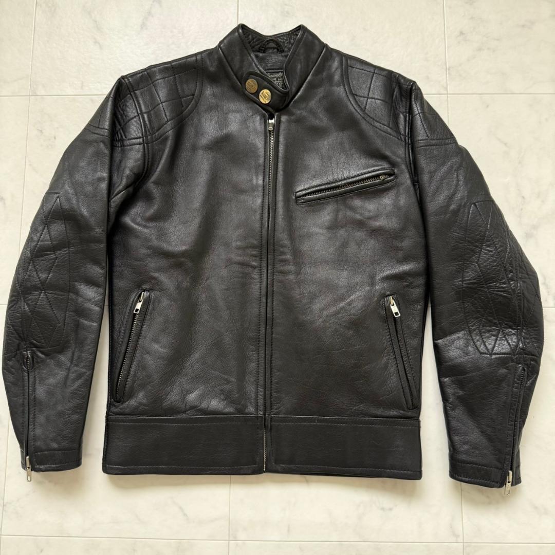 NANKAI シングルライダースジャケットブラック M Amazon | ナンカイ(NANKAI) シングルライダース レザージャケット RDJ