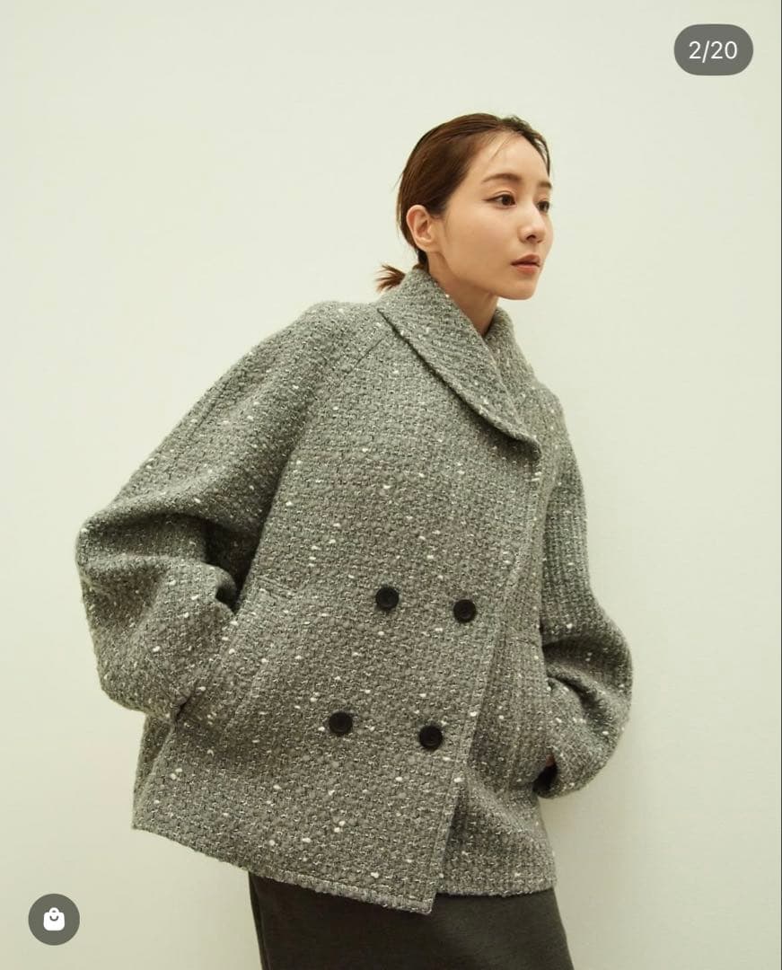 CLANE 田中みな実 コラボコート GLAY サイズ2 CLANE × 田中みな実」 コラボレーション第三弾 決定！2025AW