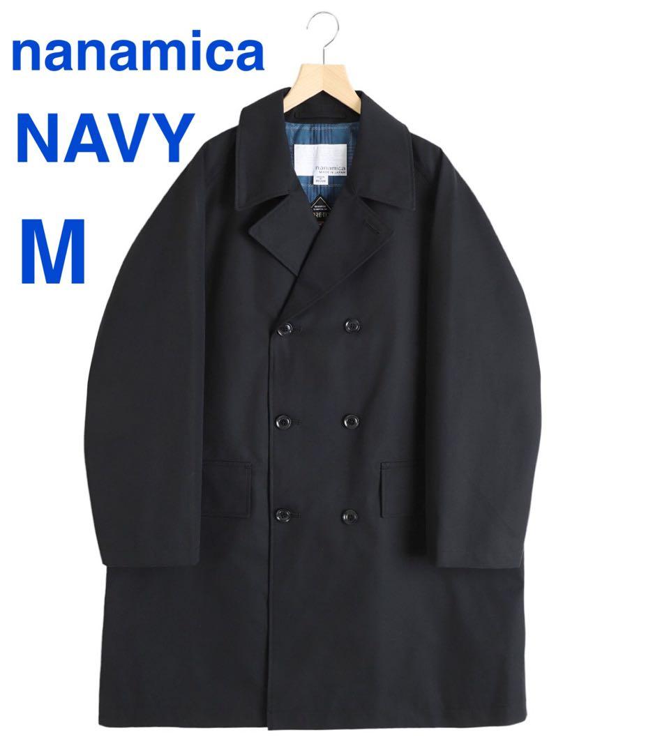 【nanamica】ゴアテックス 2Lコットンブレステッドダブルコートネイビー nanamica / 2L Cotton GORE-TEX Double Breasted Coat