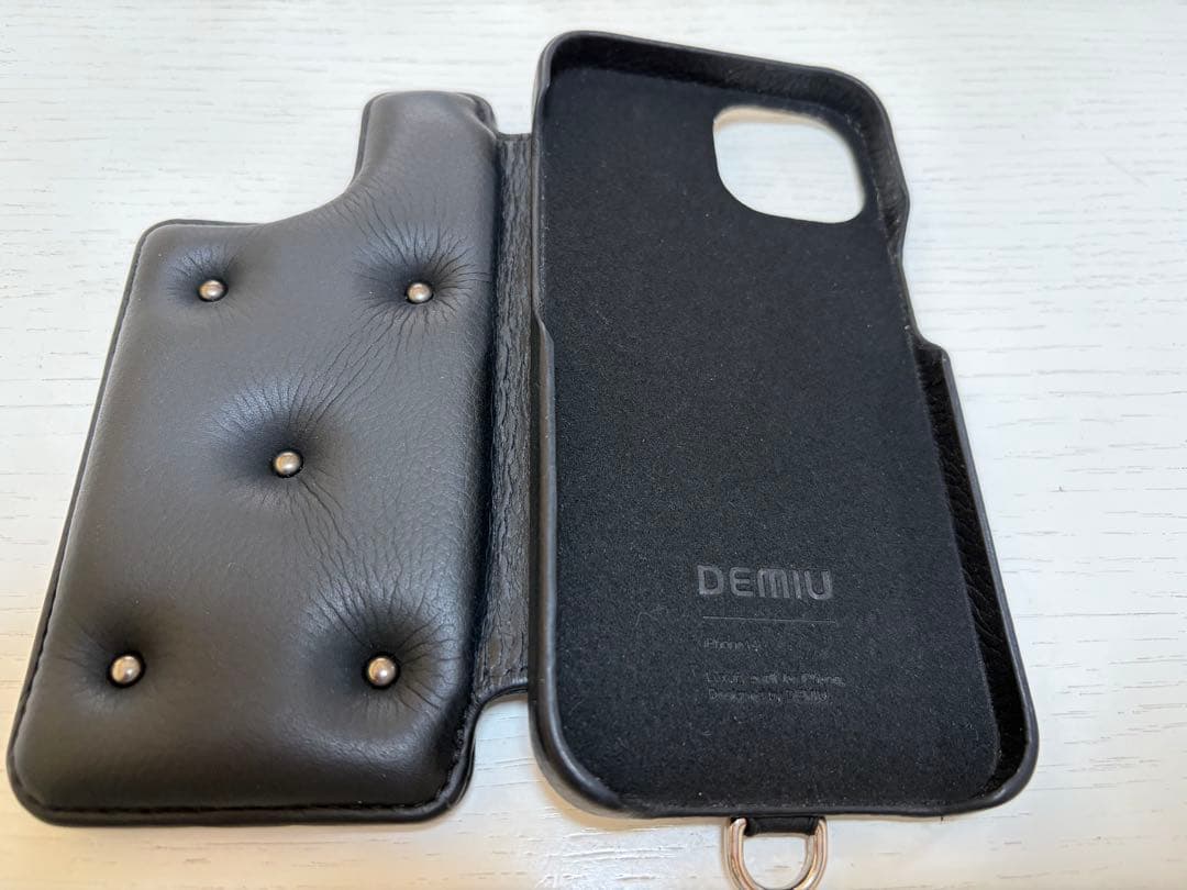 Ⓜ︎　【美品】DEMIU BALLON CINQ iPhone14 DEMIU / BALLON CINQ デミュウサンク バロン スマホケース iPhone