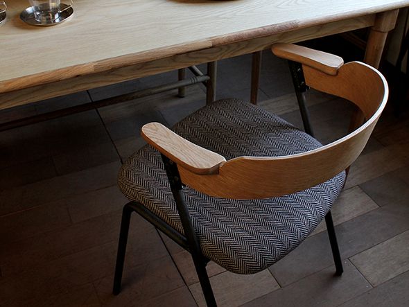 a.depeche danis short arm chair / アデペシュ ダニス ショートアーム