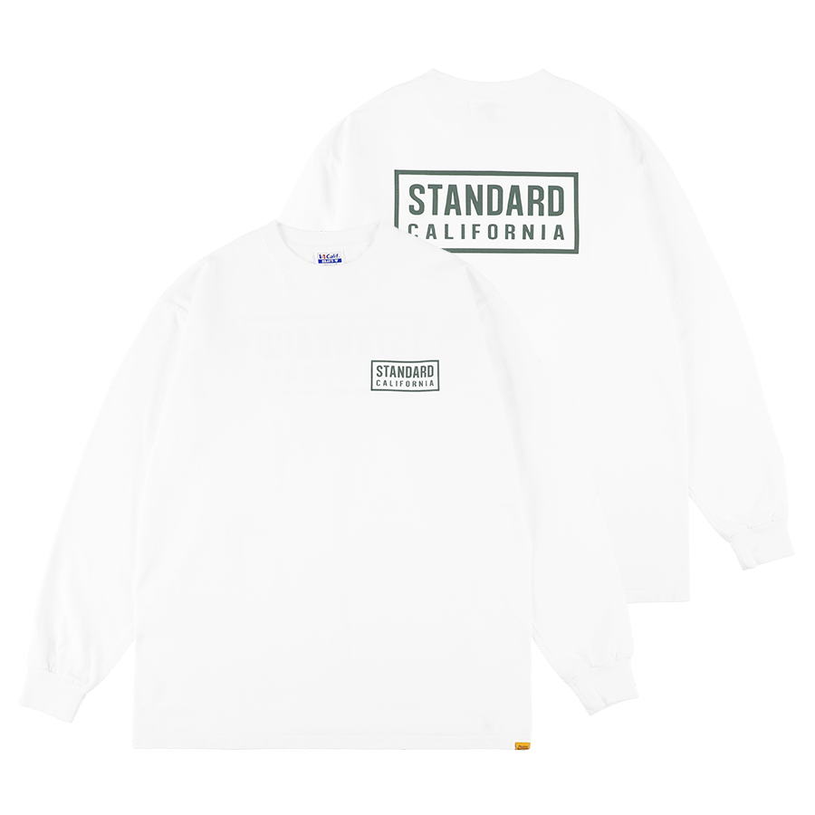 SD Heavyweight Box Logo Long Sleeve T : STANDARD CALIFORNIA